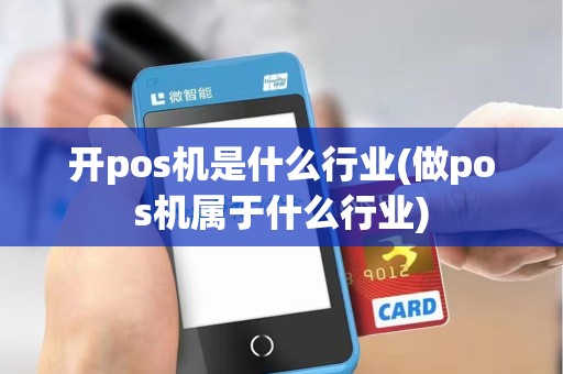 开pos机是什么行业(做pos机属于什么行业)