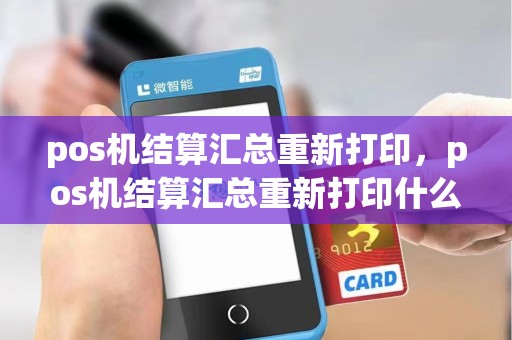 pos机结算汇总重新打印，pos机结算汇总重新打印什么意思
