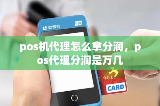 pos机代理怎么拿分润，pos代理分润是万几