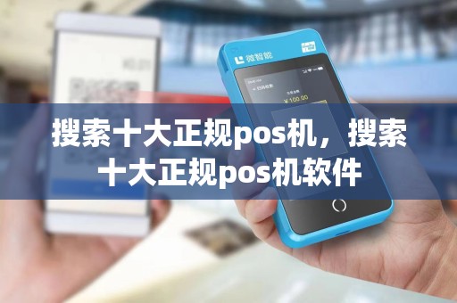 搜索十大正规pos机，搜索十大正规pos机软件