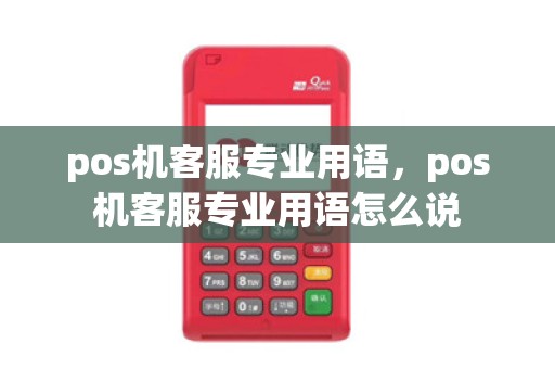 pos机客服专业用语，pos机客服专业用语怎么说