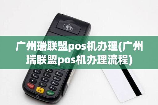 广州瑞联盟pos机办理(广州瑞联盟pos机办理流程)