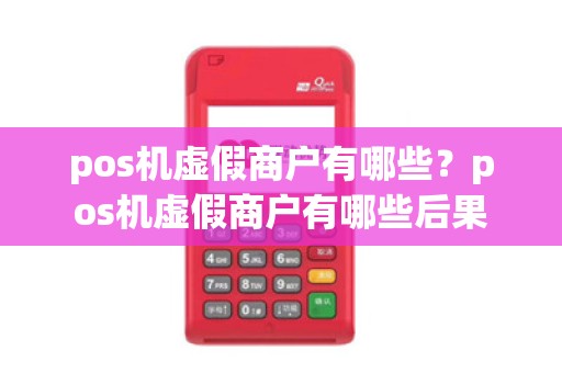 pos机虚假商户有哪些？pos机虚假商户有哪些后果