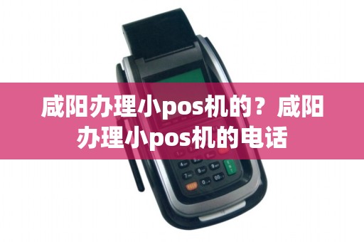 咸阳办理小pos机的？咸阳办理小pos机的电话