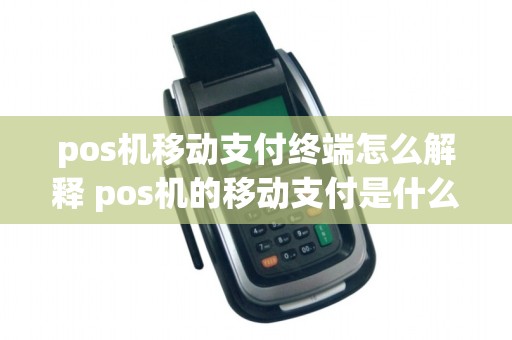 pos机移动支付终端怎么解释 pos机的移动支付是什么意思