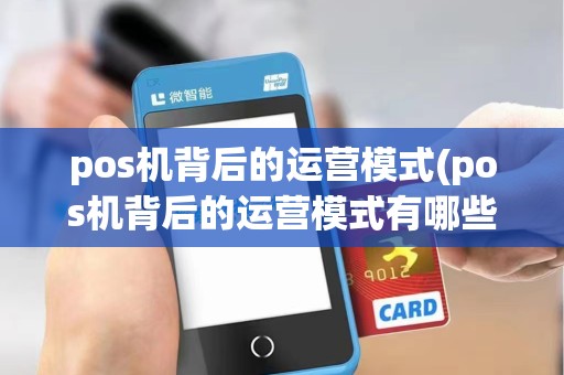 pos机背后的运营模式(pos机背后的运营模式有哪些)