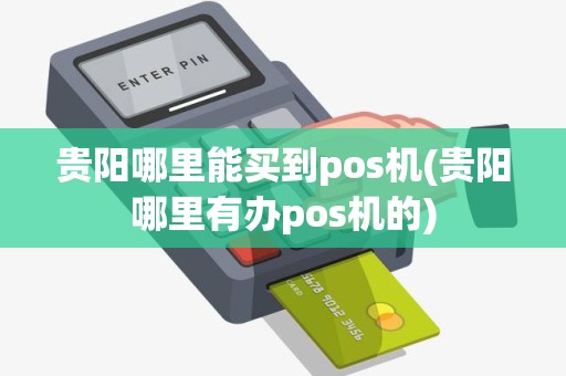 贵阳哪里能买到pos机(贵阳哪里有办pos机的)