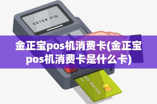 金正宝pos机消费卡(金正宝pos机消费卡是什么卡)