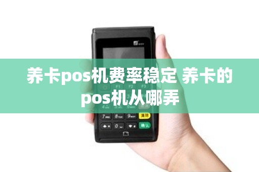 养卡pos机费率稳定 养卡的pos机从哪弄