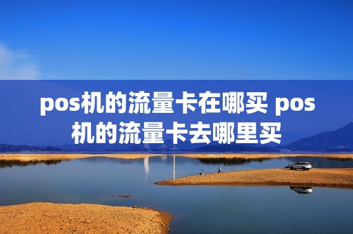 pos机的流量卡在哪买 pos机的流量卡去哪里买
