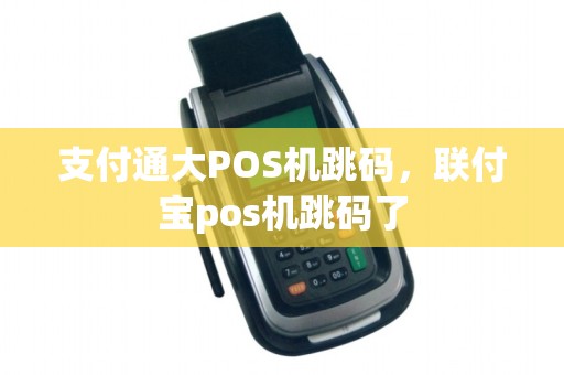 支付通大POS机跳码，联付宝pos机跳码了