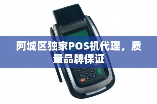 阿城区独家POS机代理，质量品牌保证