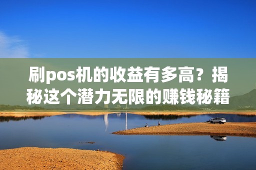 刷pos机的收益有多高？揭秘这个潜力无限的赚钱秘籍！