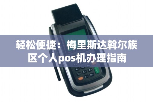 轻松便捷：梅里斯达斡尔族区个人pos机办理指南