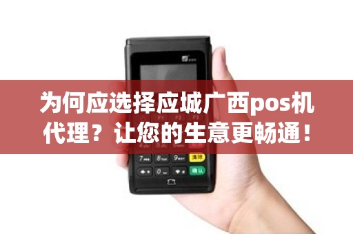 为何应选择应城广西pos机代理？让您的生意更畅通！
