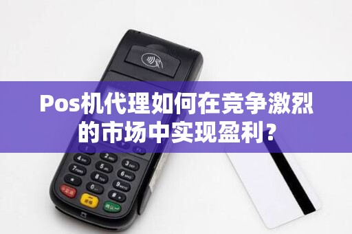 Pos机代理如何在竞争激烈的市场中实现盈利？