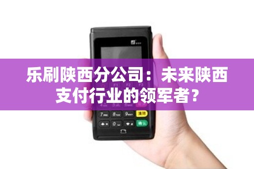 乐刷陕西分公司：未来陕西支付行业的领军者？