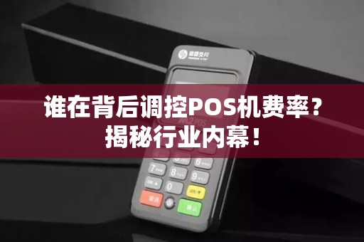 谁在背后调控POS机费率？揭秘行业内幕！