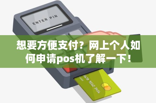 想要方便支付？网上个人如何申请pos机了解一下！