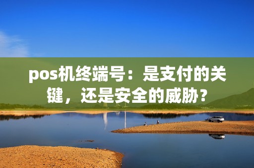 pos机终端号：是支付的关键，还是安全的威胁？