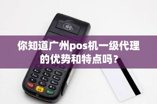 你知道广州pos机一级代理的优势和特点吗？