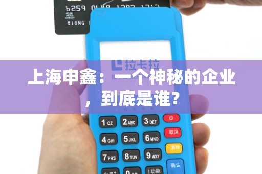 上海申鑫：一个神秘的企业，到底是谁？
