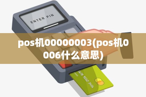 pos机00000003(pos机0006什么意思)