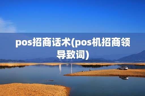 pos招商话术(pos机招商领导致词)