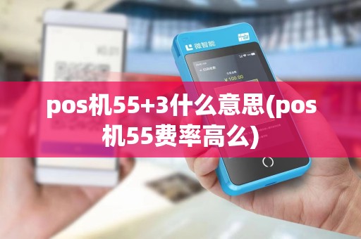 pos机55+3什么意思(pos机55费率高么)