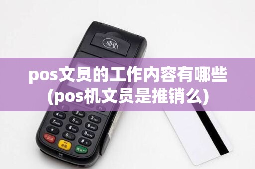 pos文员的工作内容有哪些(pos机文员是推销么) pos文员的工作内容有哪些(pos机文员是推销么)