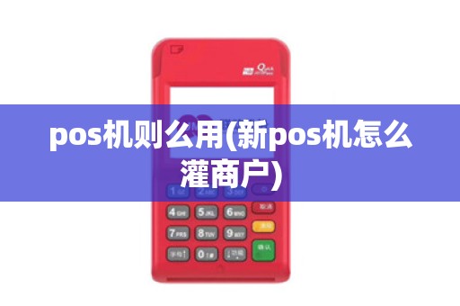 pos机则么用(新pos机怎么灌商户)