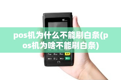 pos机为什么不能刷白条(pos机为啥不能刷白条)
